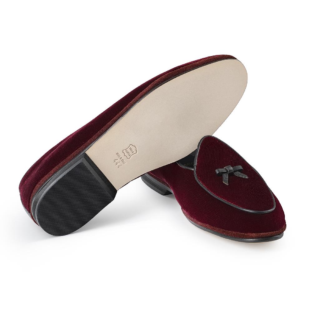 Rubinacci Marphy velluto bordeaux Offerta settimanale