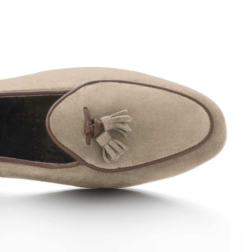Rubinacci Marphy velour castoro con nappine Latest stili