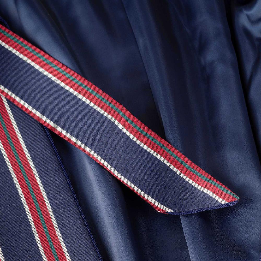 Rubinacci Vestaglia in lana e cashmere regimental Enormi sconti