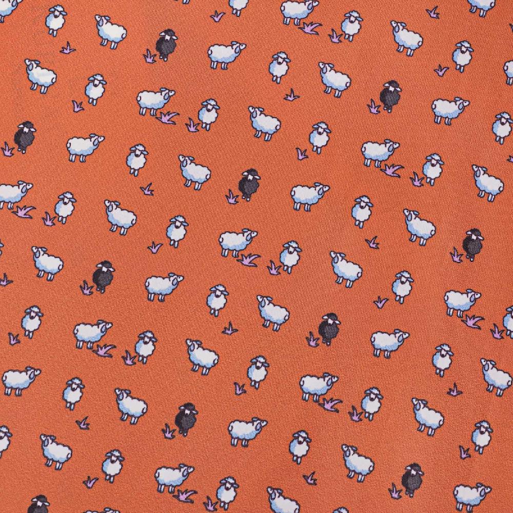 Rubinacci Costume con pecorelle arancio Qualità