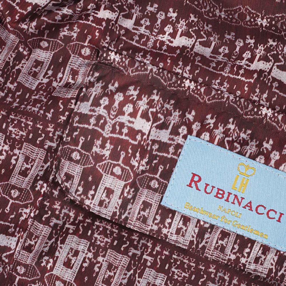 Rubinacci Costume azteco bordeaux Pezzi Unici