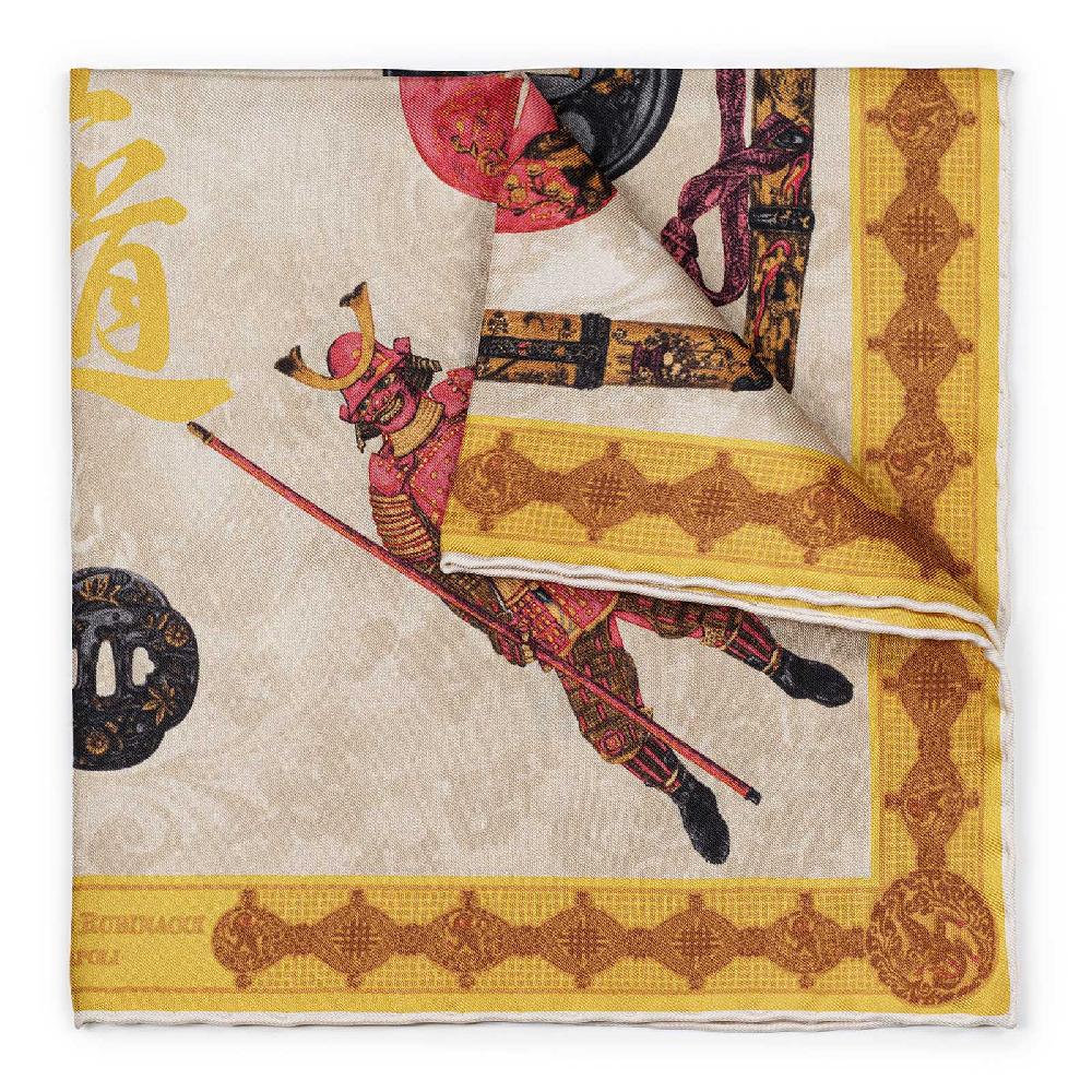 Rubinacci Pochette samurai oro Novità