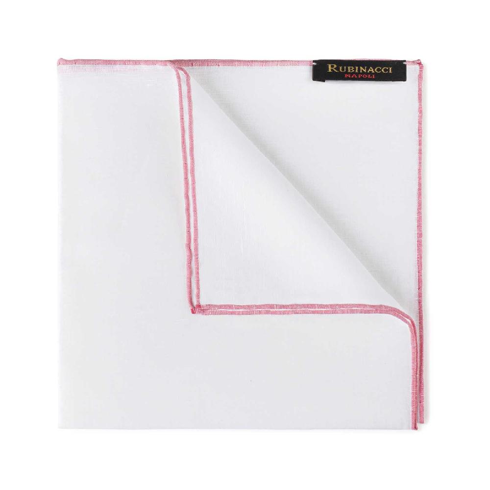 Rubinacci Fazzoletto da taschino fuxia In Vendita