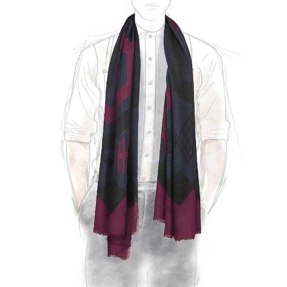 Rubinacci Sciarpa konia bordeaux Cyber Monday