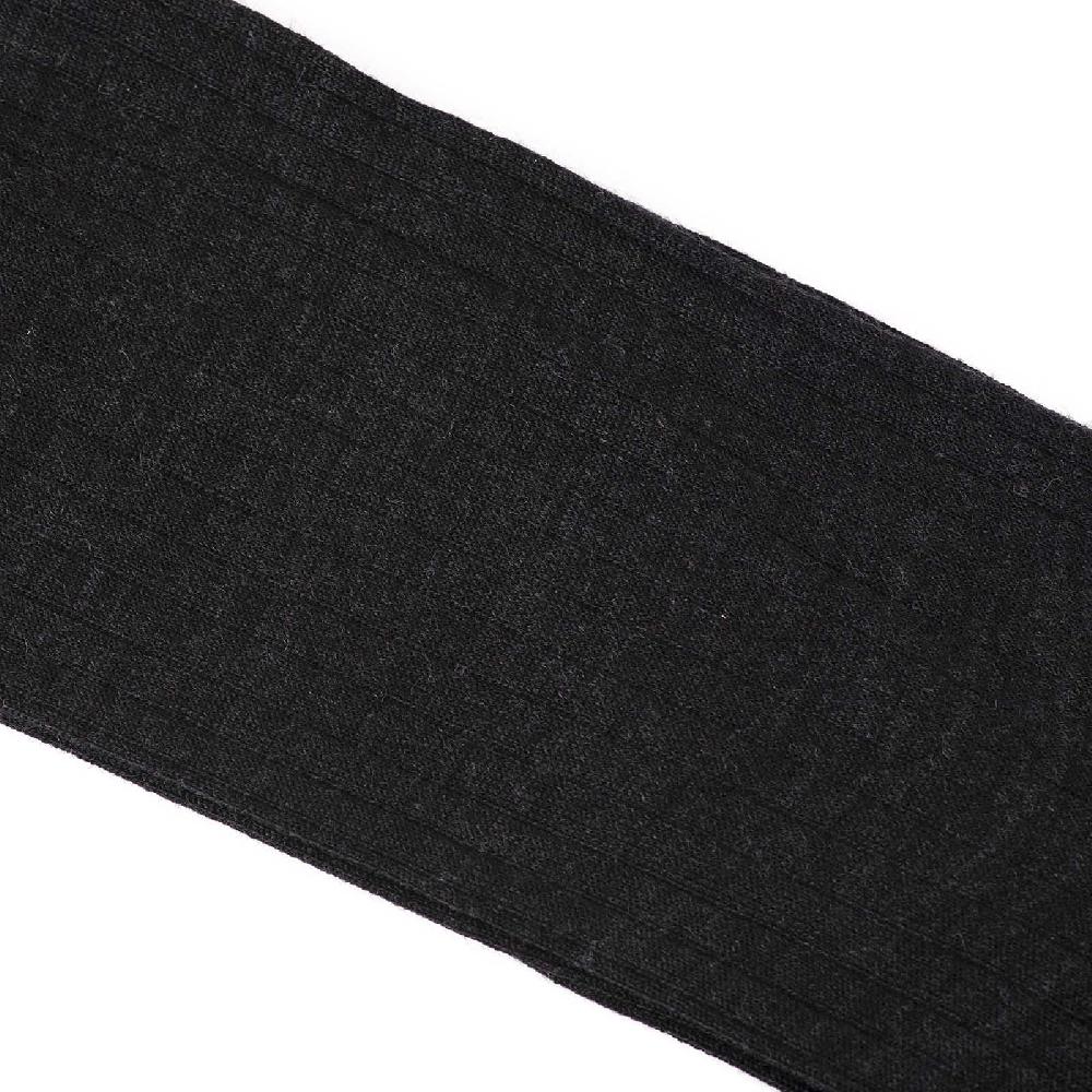 Rubinacci Calze in lana a costina antracite Fino al 50% di sconto
