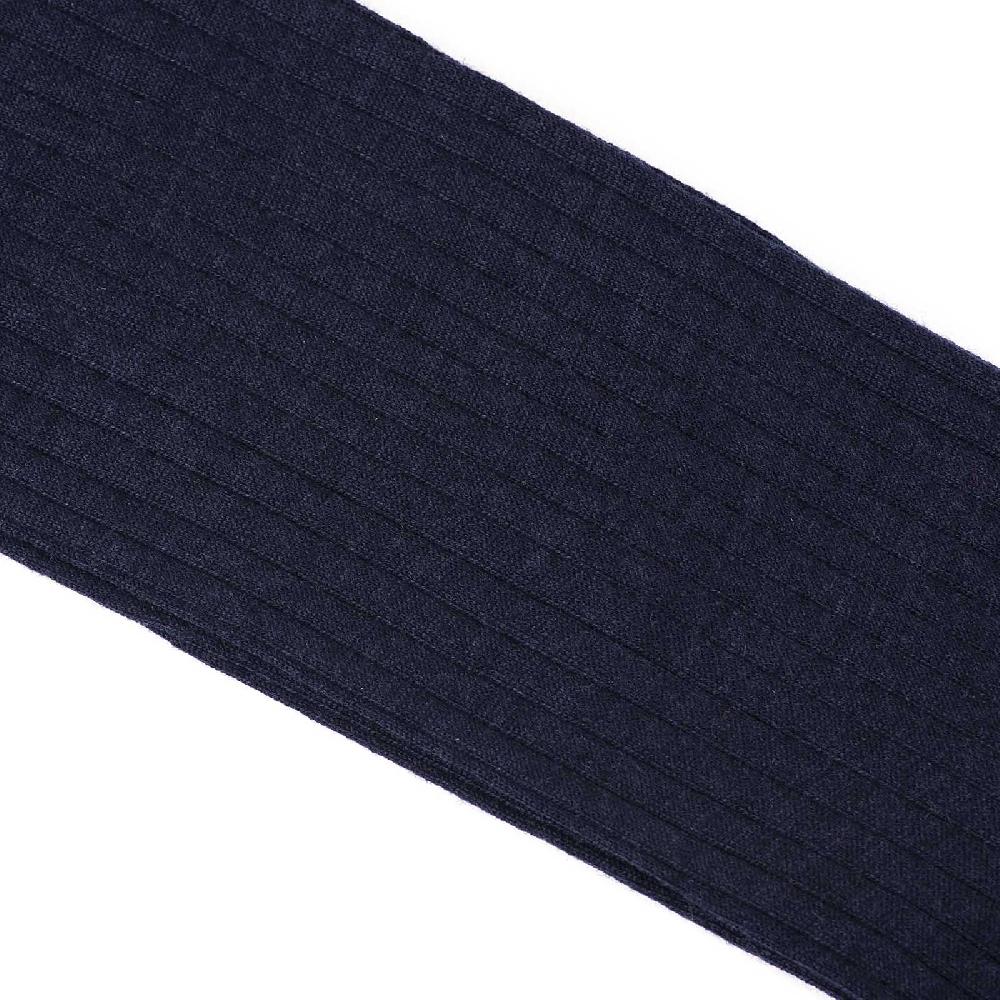 Rubinacci Calze in lana a costina blu Fino al 60% di sconto