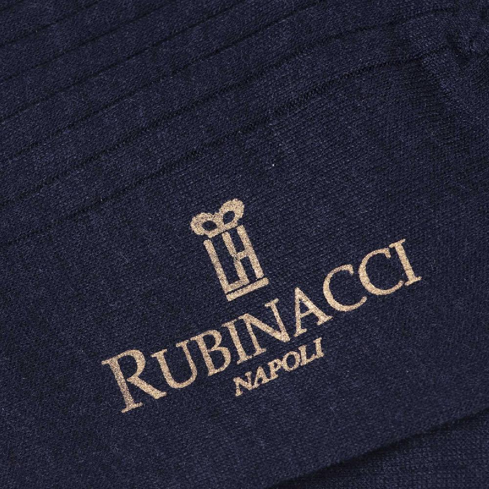 Rubinacci Calze in lana a costina blu Fino al 60% di sconto