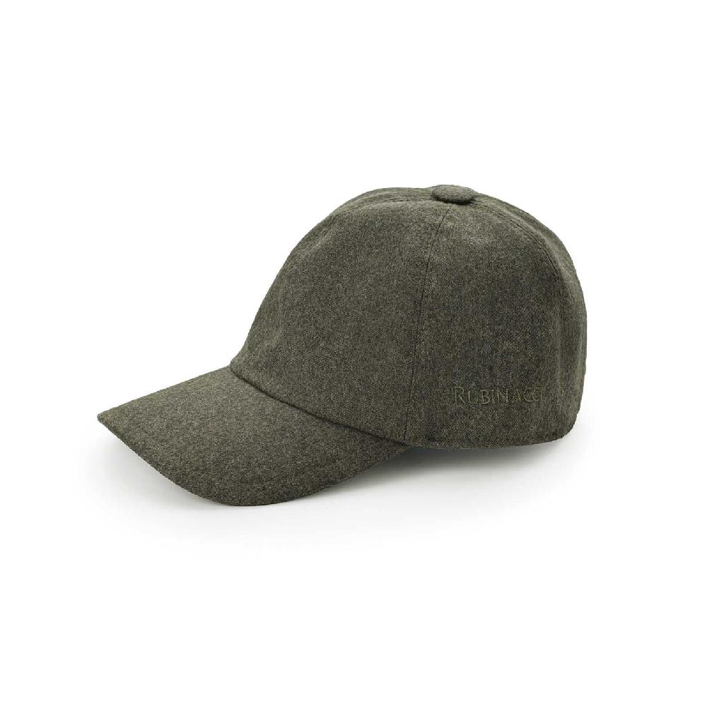 Rubinacci Cappello baseball in lana verde Trasporto libero internazionale