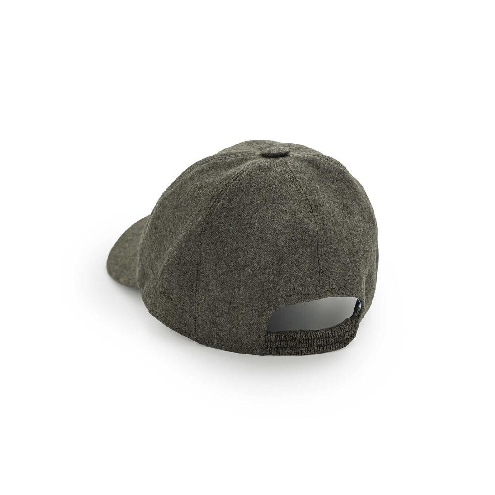 Rubinacci Cappello baseball in lana verde Trasporto libero internazionale