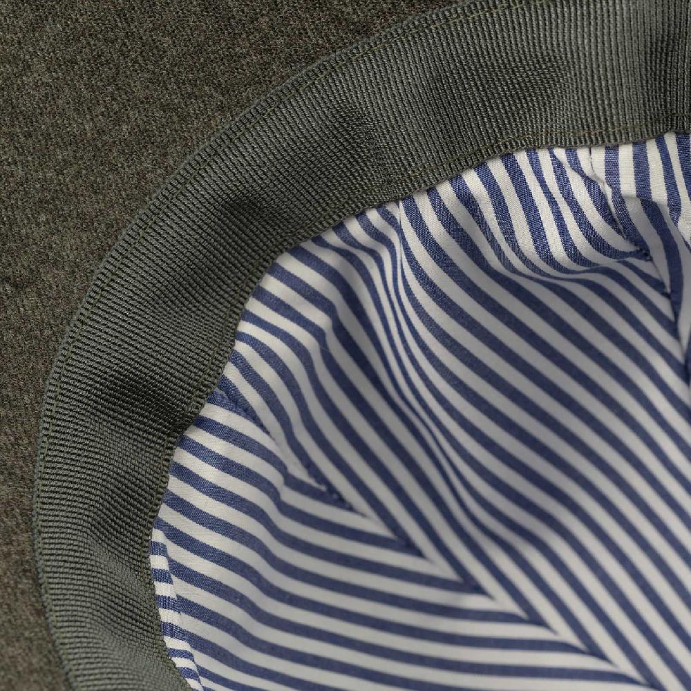 Rubinacci Cappello baseball in lana verde Trasporto libero internazionale