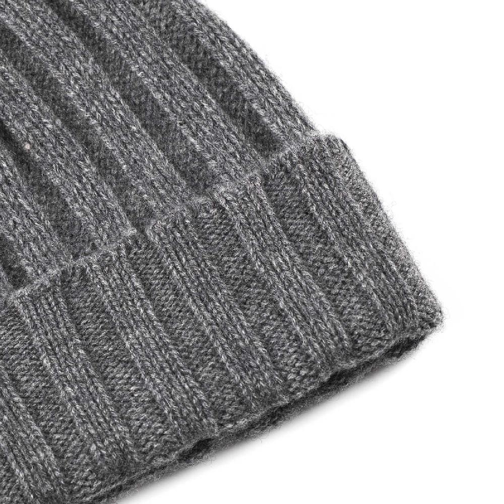 Rubinacci Cappello in cashmere grigio Italy