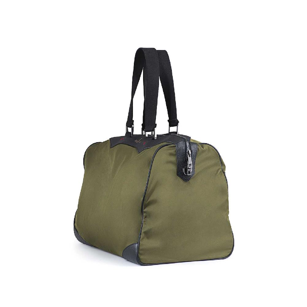 Rubinacci Borsa day to day in tela verde militare Italia