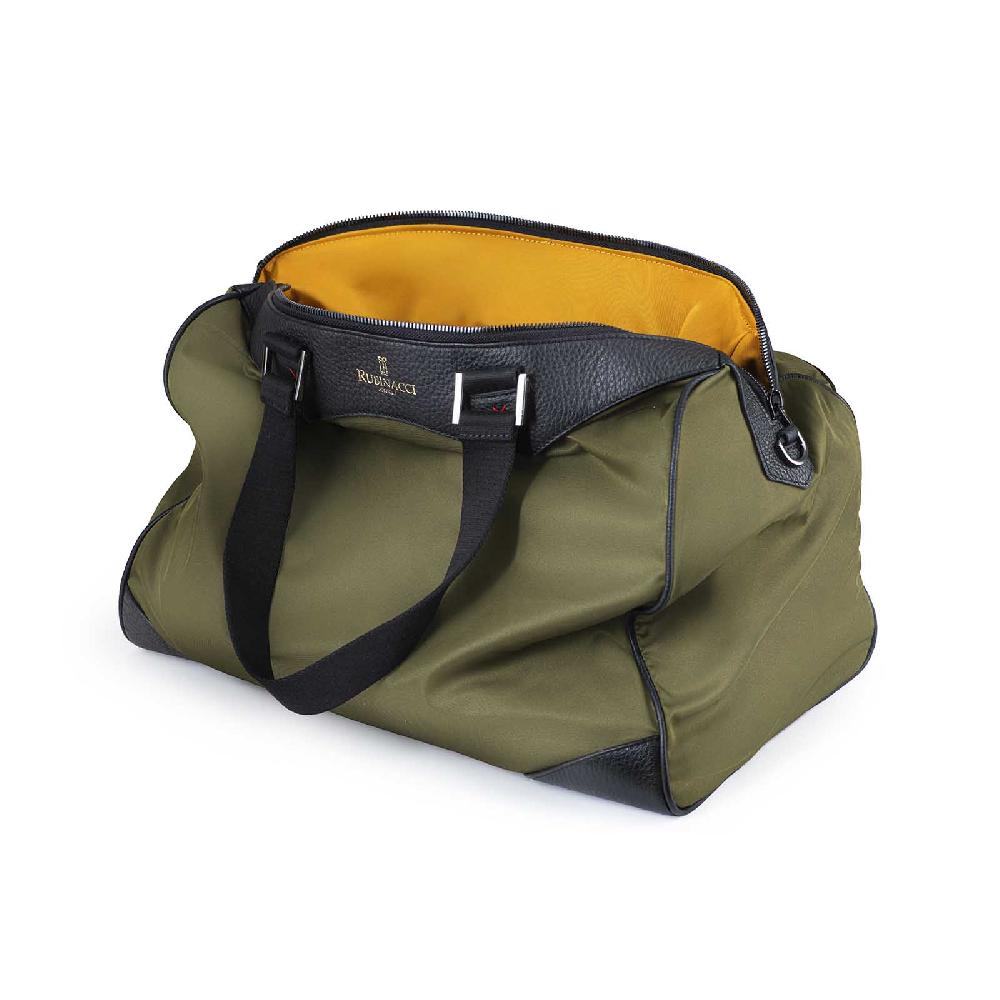 Rubinacci Borsa day to day in tela verde militare Italia