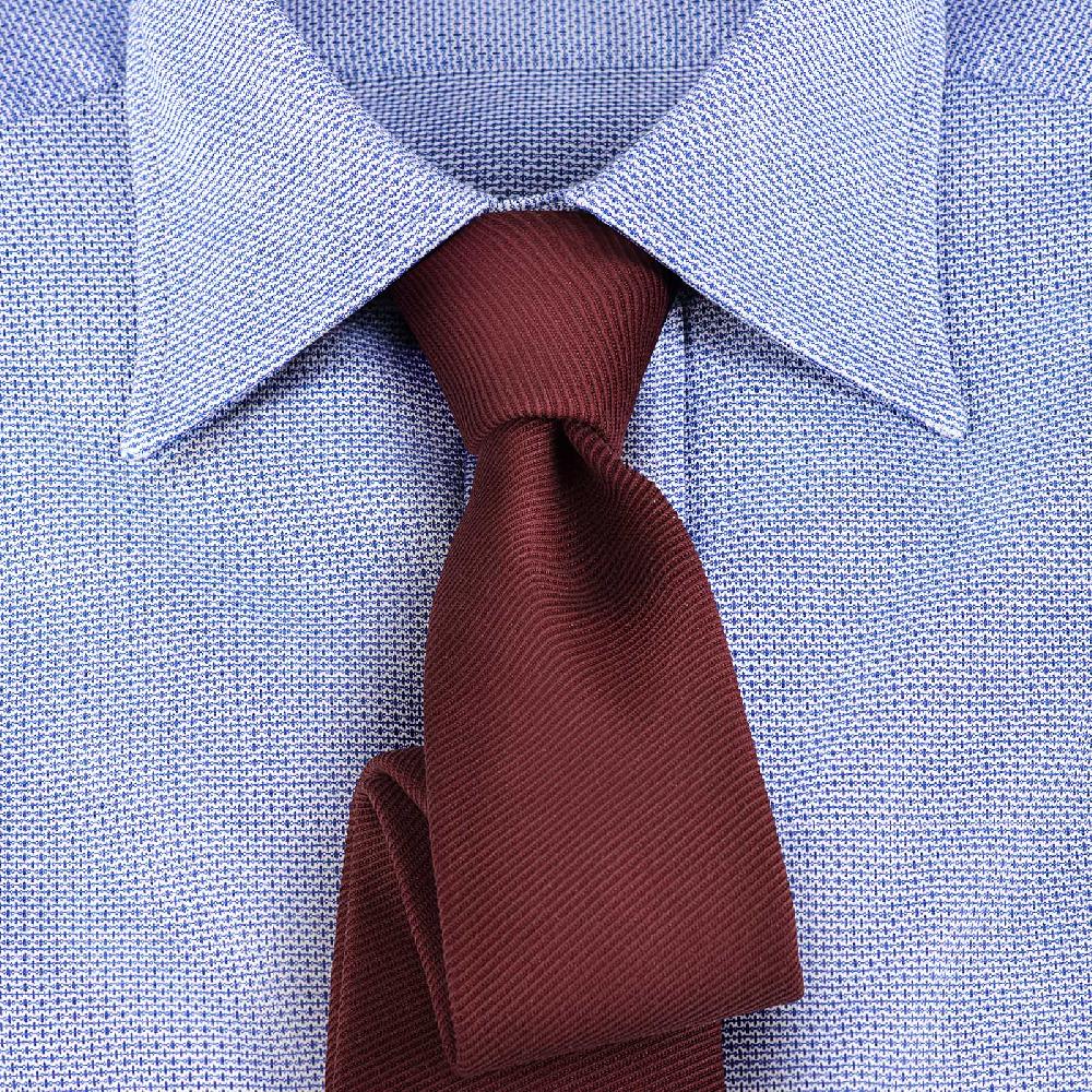 Rubinacci Vintage archive camicia in cellulare celeste Prezzo Ridotto