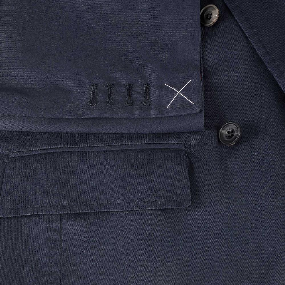 Rubinacci Vintage archive giacca in cotone blu Vendita Economica