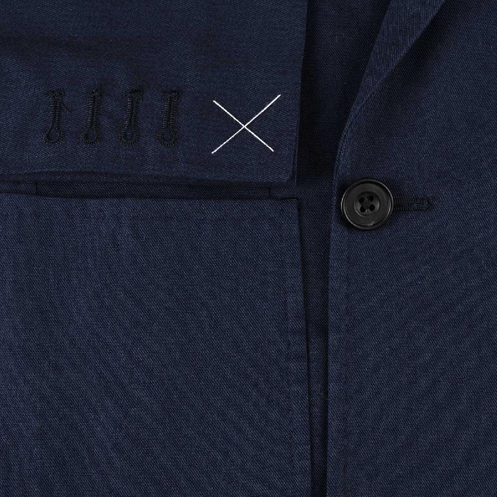 Rubinacci Vintage archive giacca in cotone blu Negozio