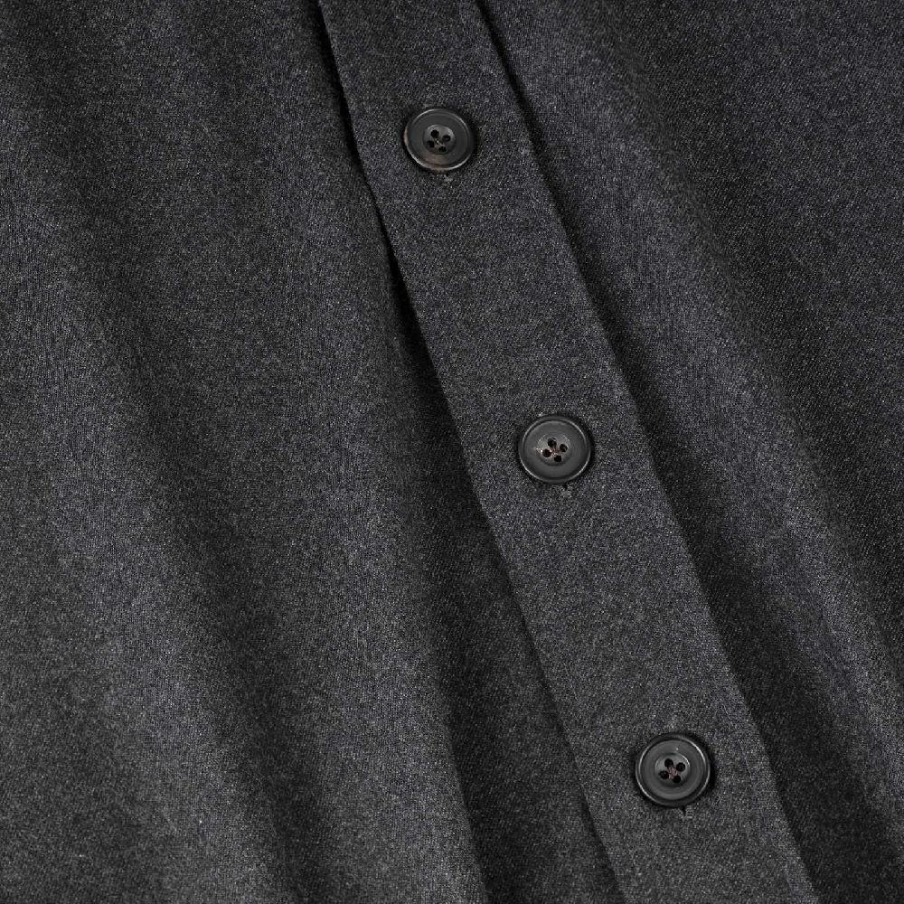 Rubinacci Overshirt in lana grigio Ultimo giorno