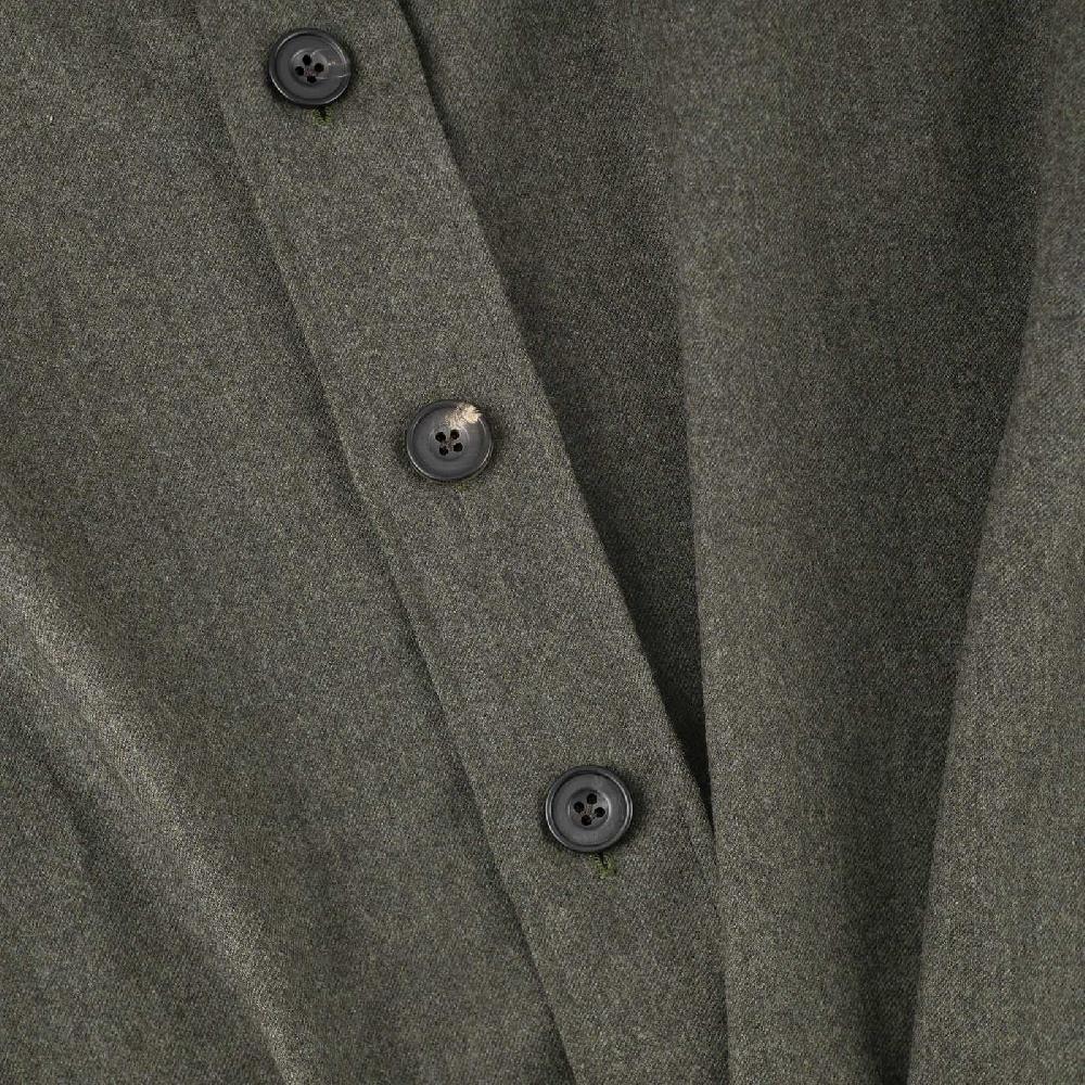 Rubinacci Overshirt in lana verde Fino al 50% di sconto