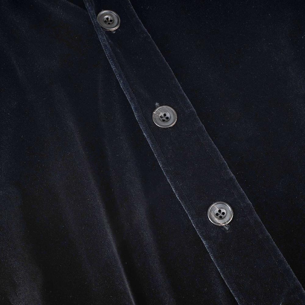 Rubinacci Overshirt in velluto nero Fino al 65% di sconto