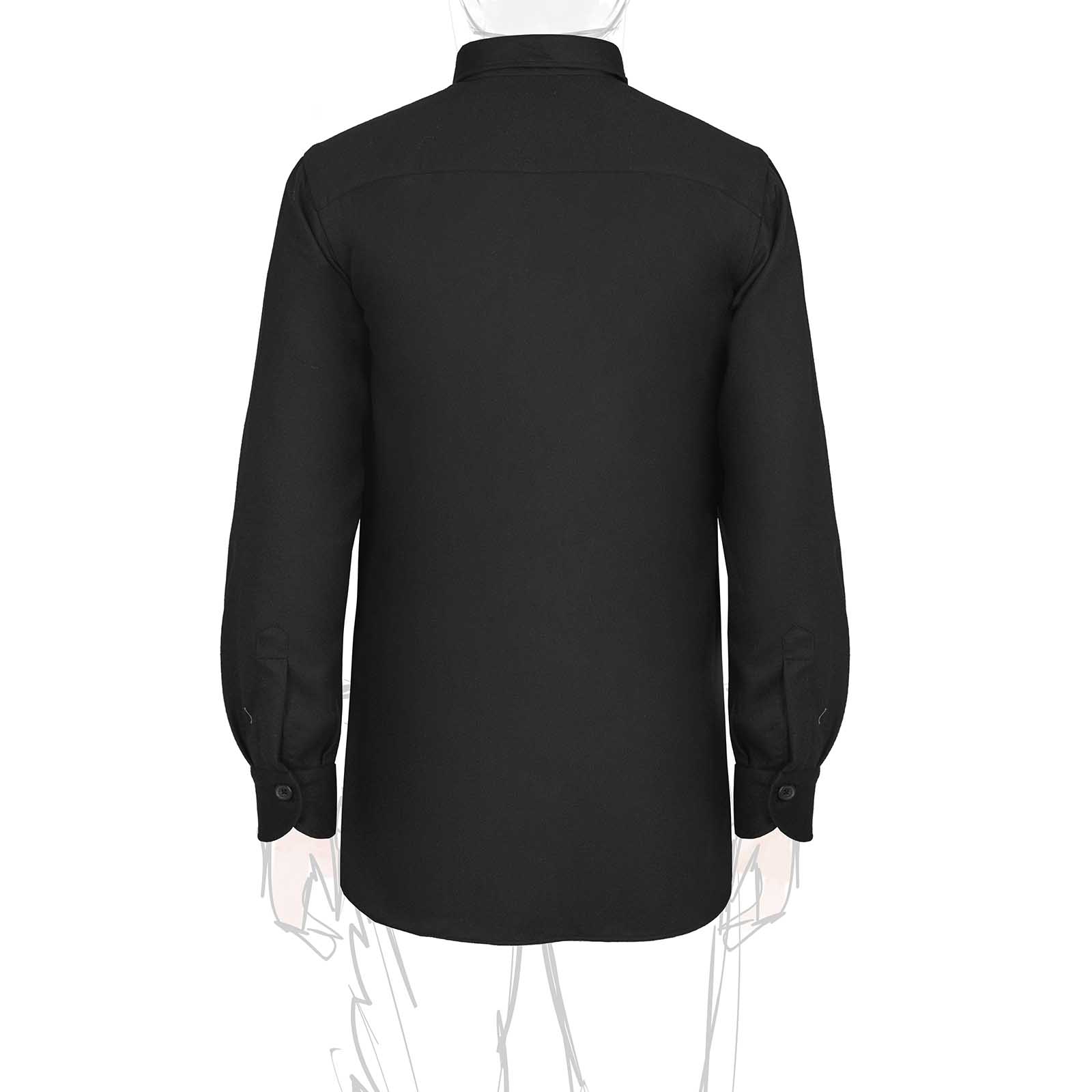 Rubinacci Overshirt in lana nero Only for today