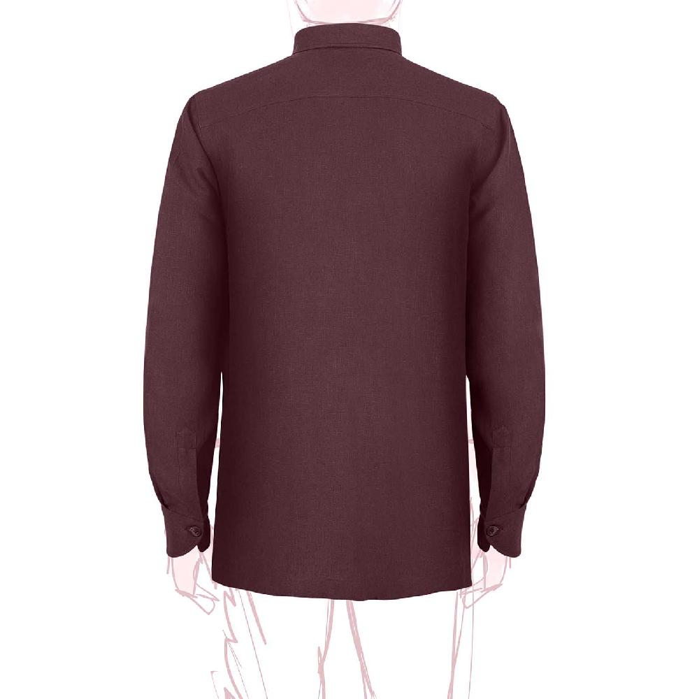 Rubinacci Sahariana in lino bordeaux Duty-free