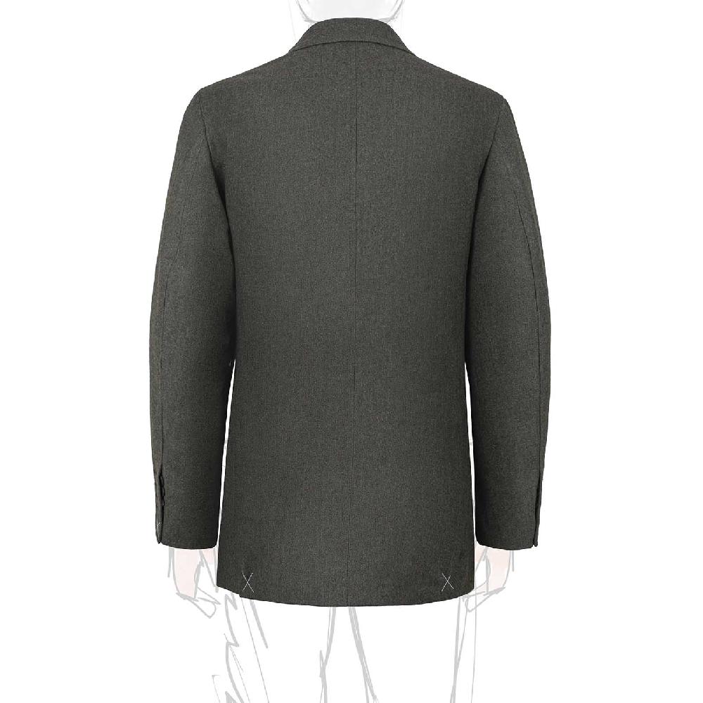 Rubinacci Giacca in lana verde Nuovo