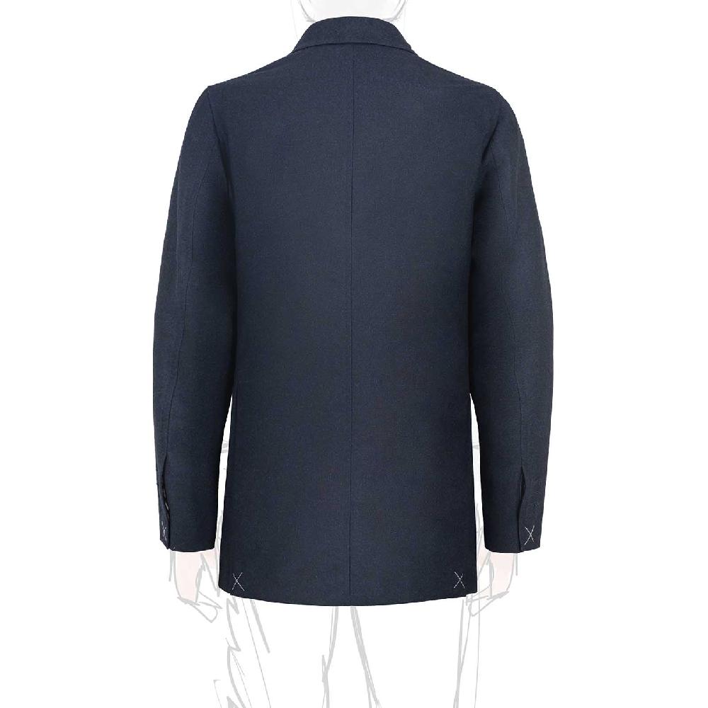Rubinacci Giacca in flanella blu Pezzi Unici