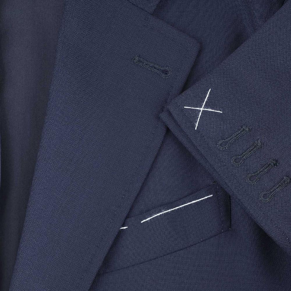 Rubinacci Giacca in hopsack blu Qualità Garantita