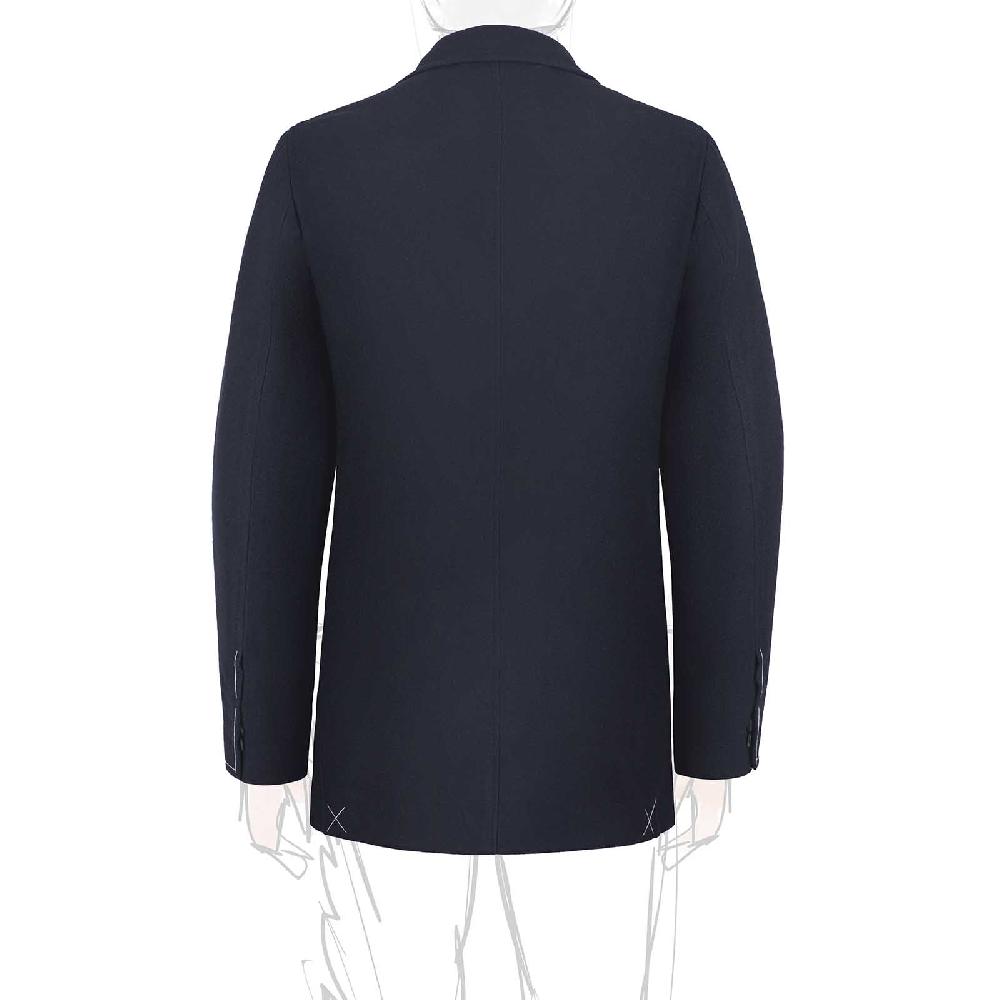 Rubinacci Giacca in lana blu Consegna Veloce