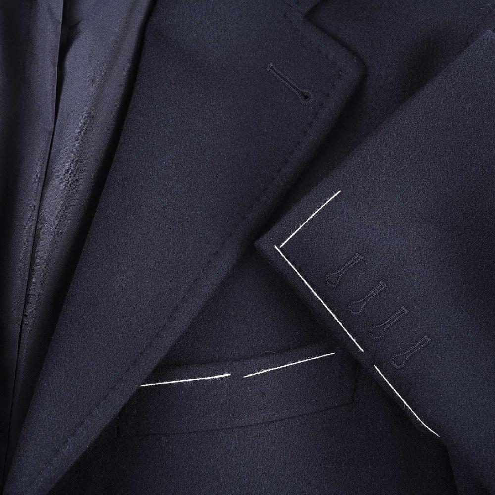 Rubinacci Giacca in lana blu Consegna Veloce