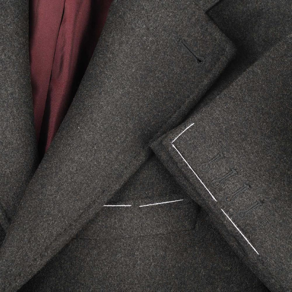 Rubinacci Giacca in lana verde militare Promozione Limitata