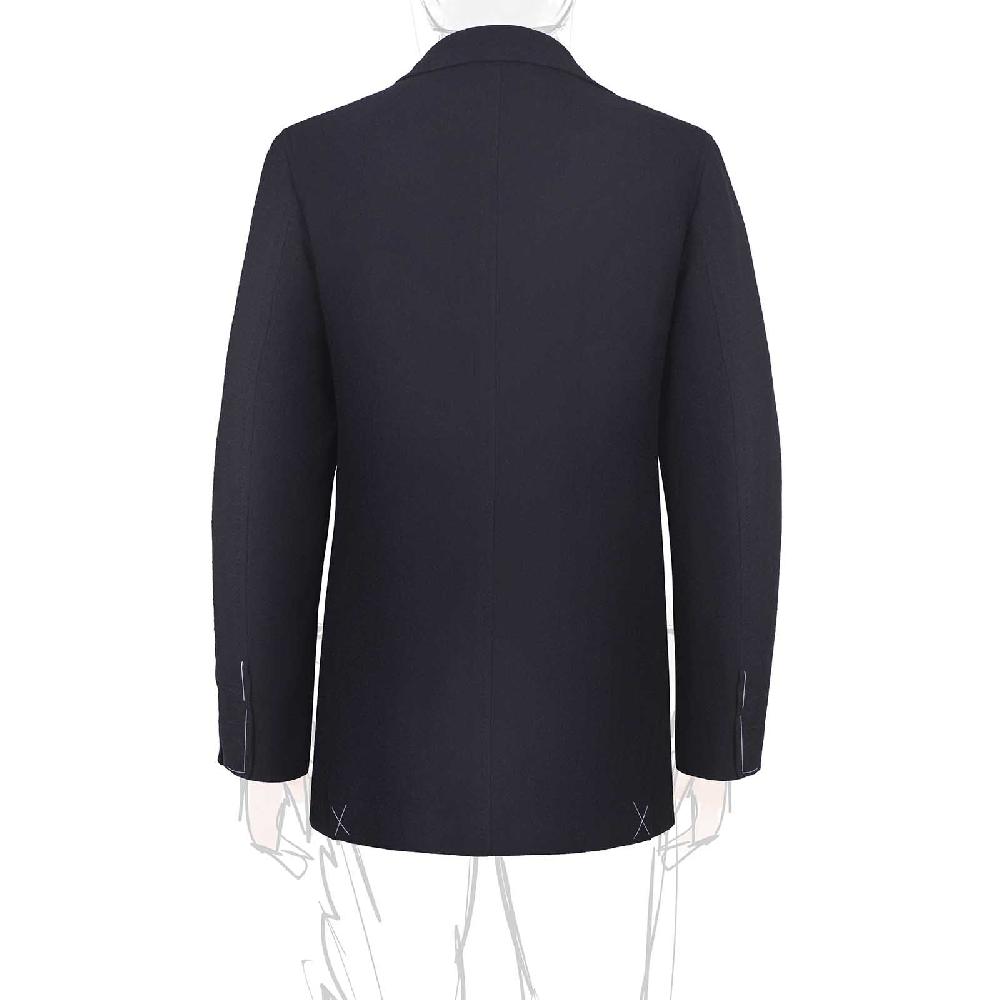 Rubinacci Giacca in cashmere spigato blu Fino Al -60%