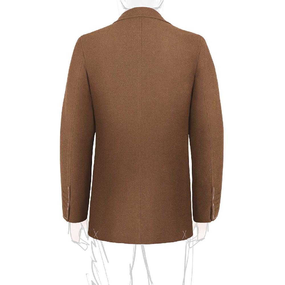 Rubinacci Giacca in lana nocciola Shopping Online