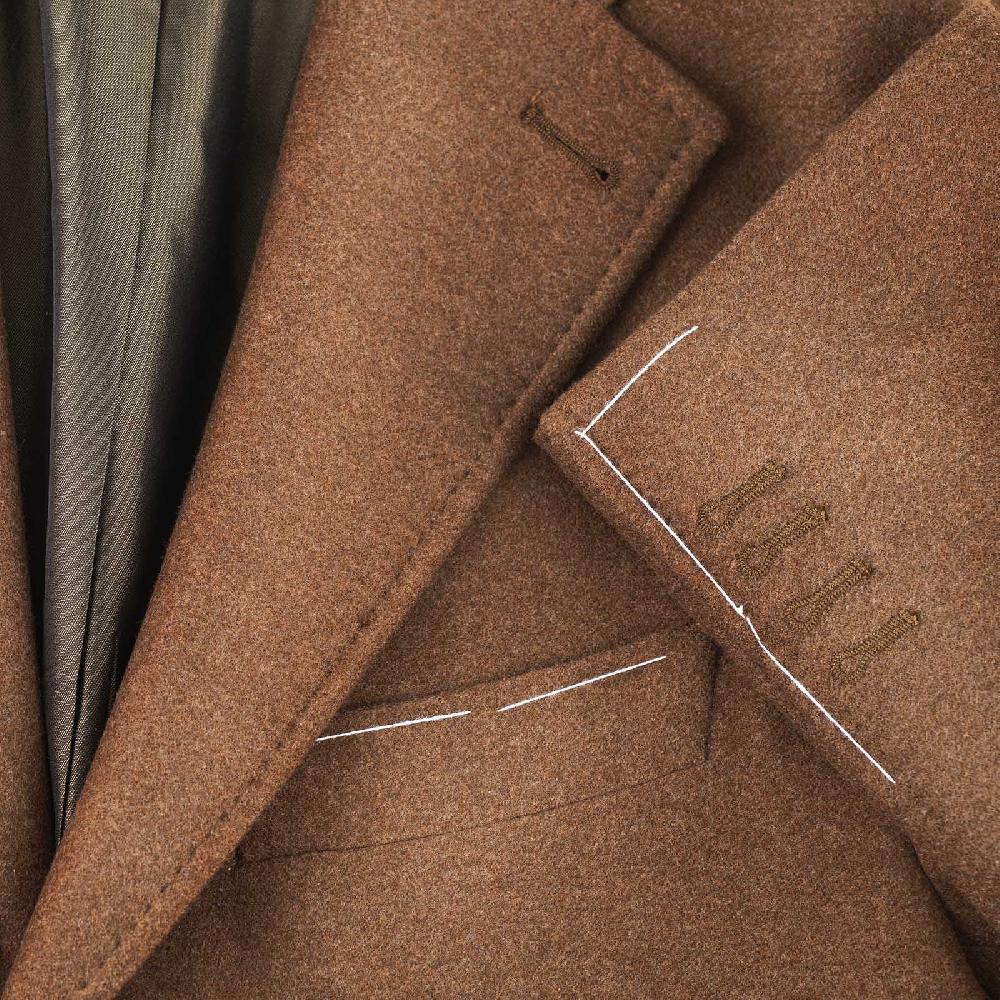Rubinacci Giacca in lana nocciola Shopping Online