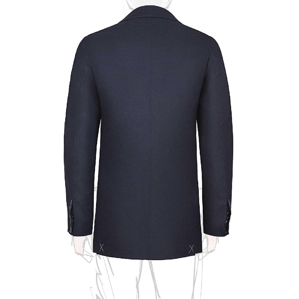 Rubinacci Giacca in flanella blu Sottocosto