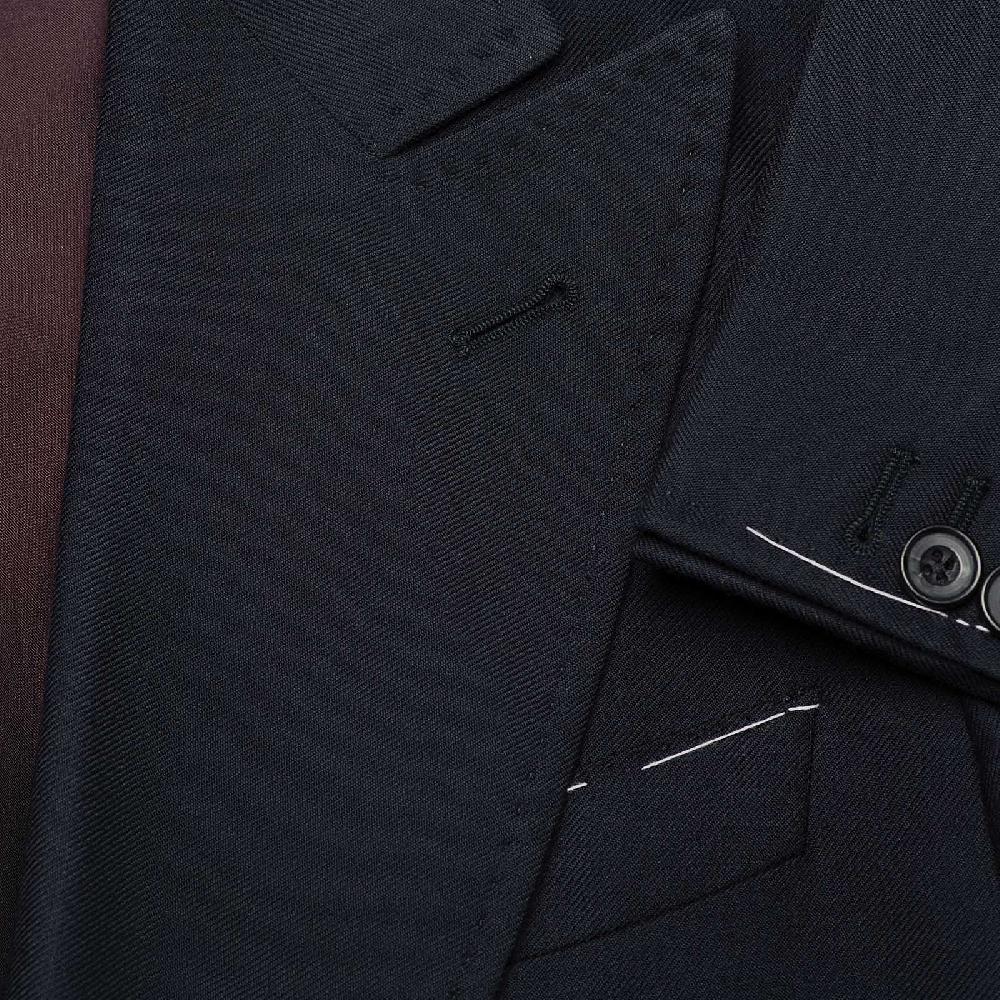 Rubinacci Giacca in cashmere blu Presa