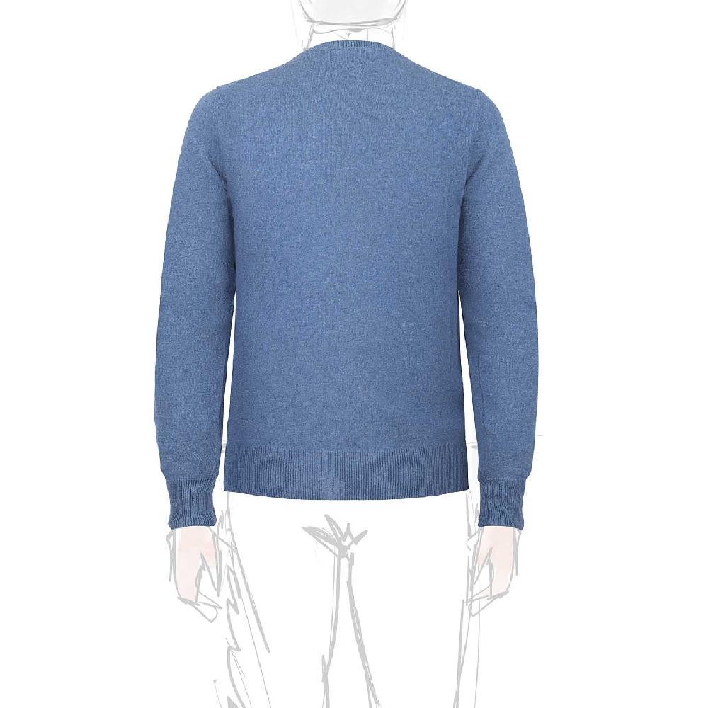 Rubinacci Girocollo in cashmere jeans I Più Venduti