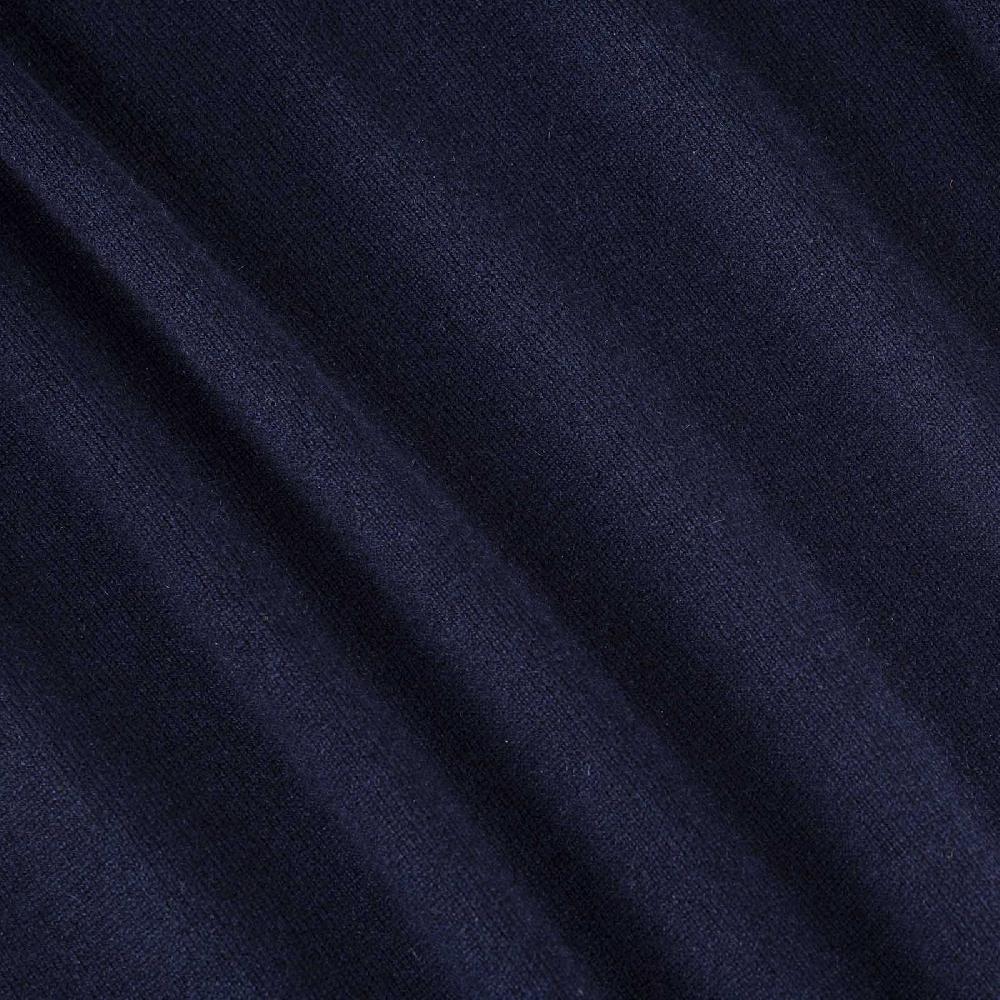 Rubinacci Girocollo in cashmere blu In Saldo