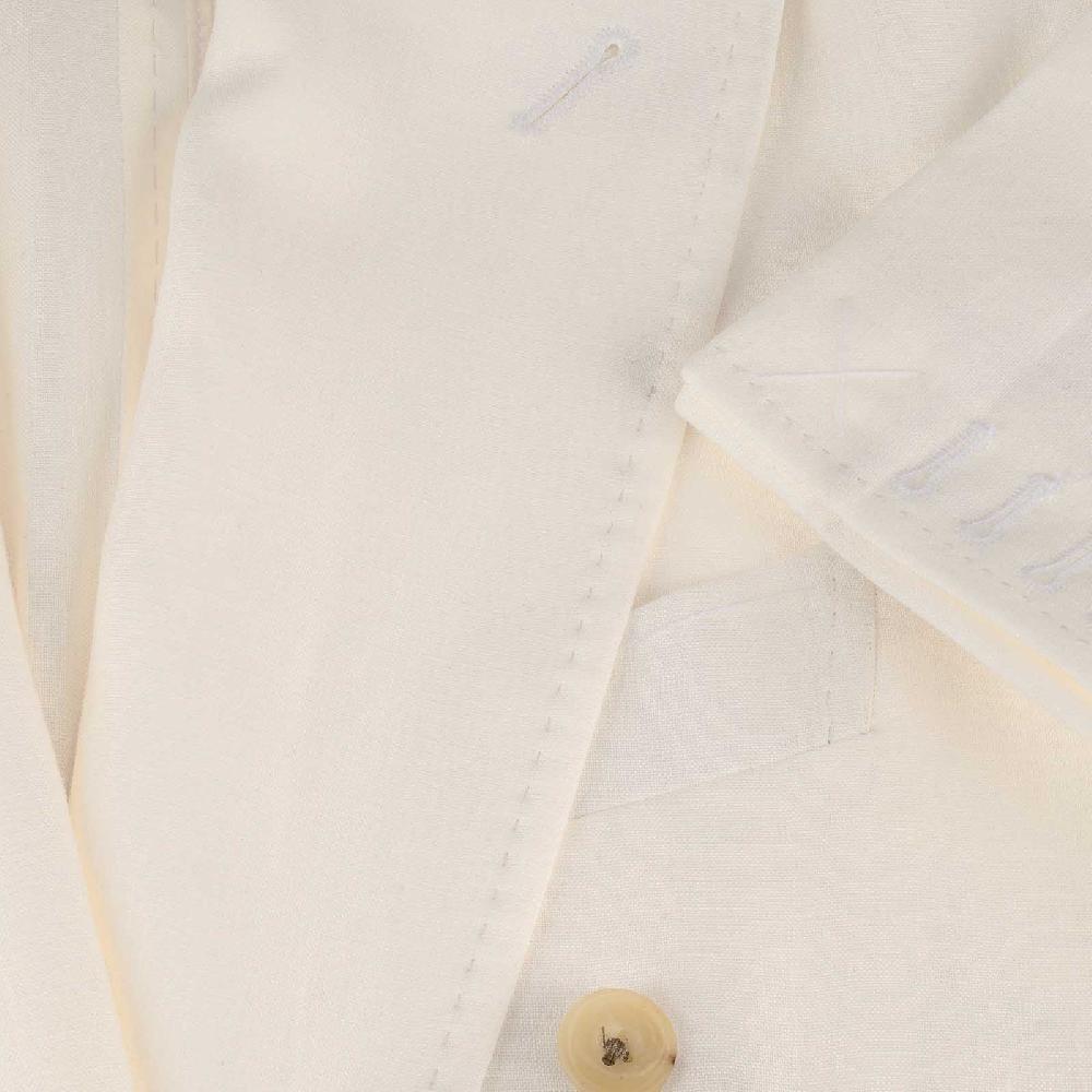 Rubinacci Giacca in lino bianco Spedizione gratuita