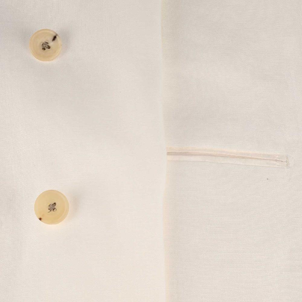 Rubinacci Giacca in lino bianco Spedizione gratuita