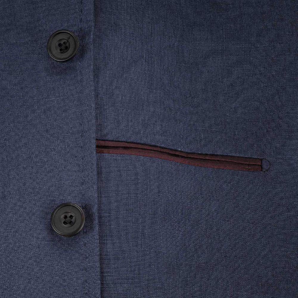 Rubinacci Giacca in lino blu Sconto di tempo limitato