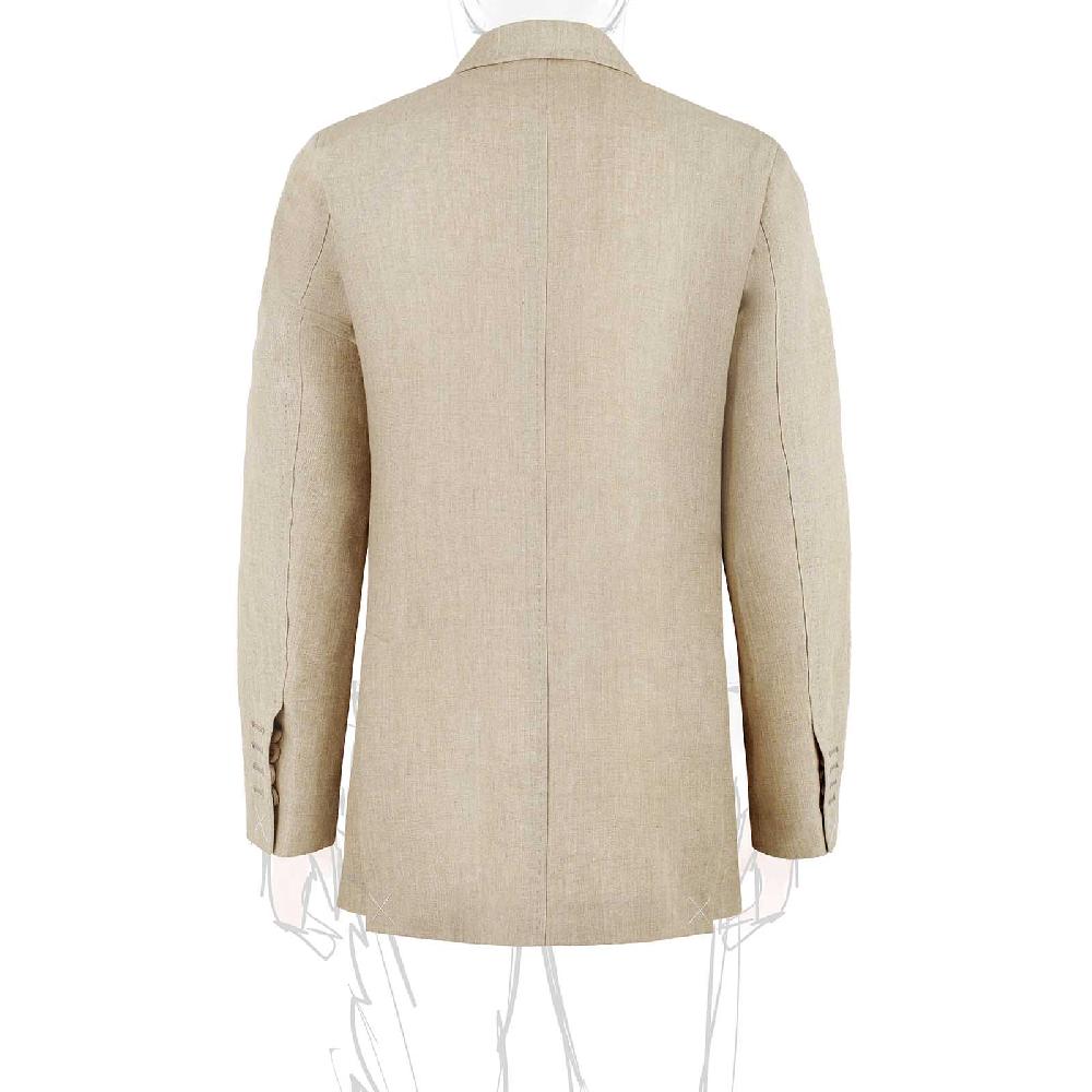 Rubinacci Giacca in lino beige Comprare a buon mercato