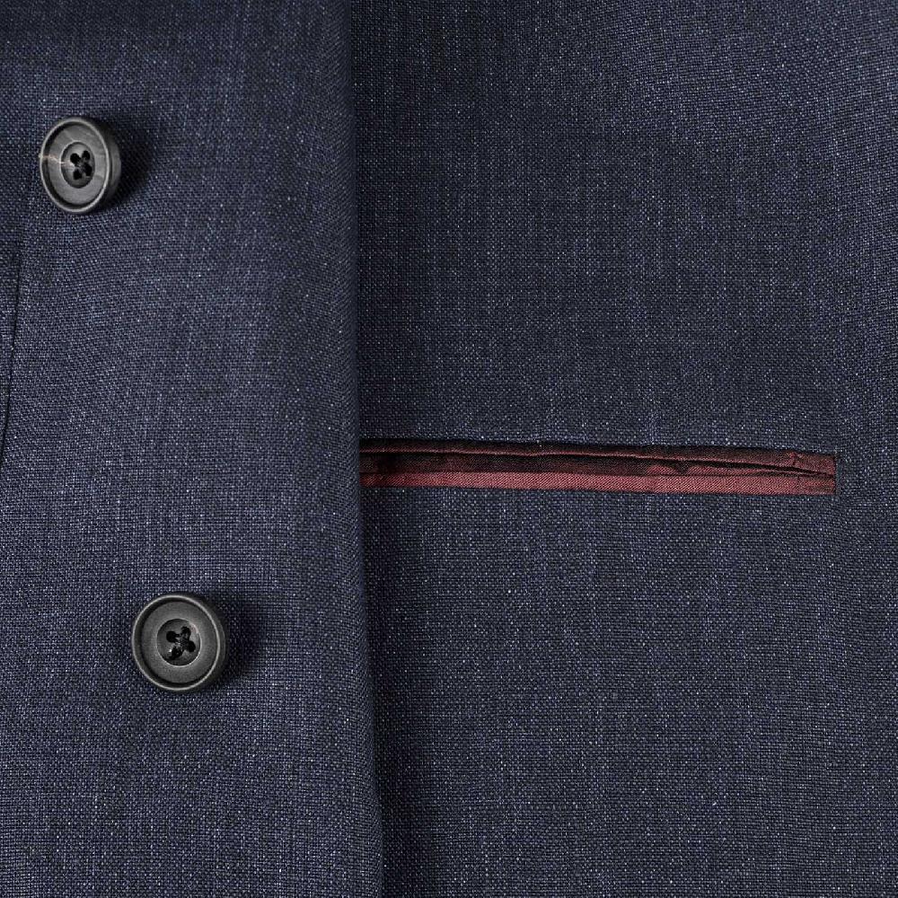 Rubinacci Giacca in lino blu Grande vendita