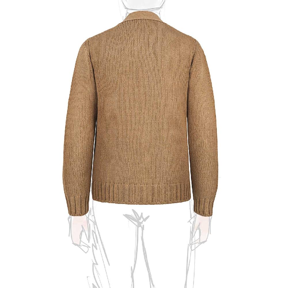 Rubinacci Cardigan cashmere rhum Shopping online