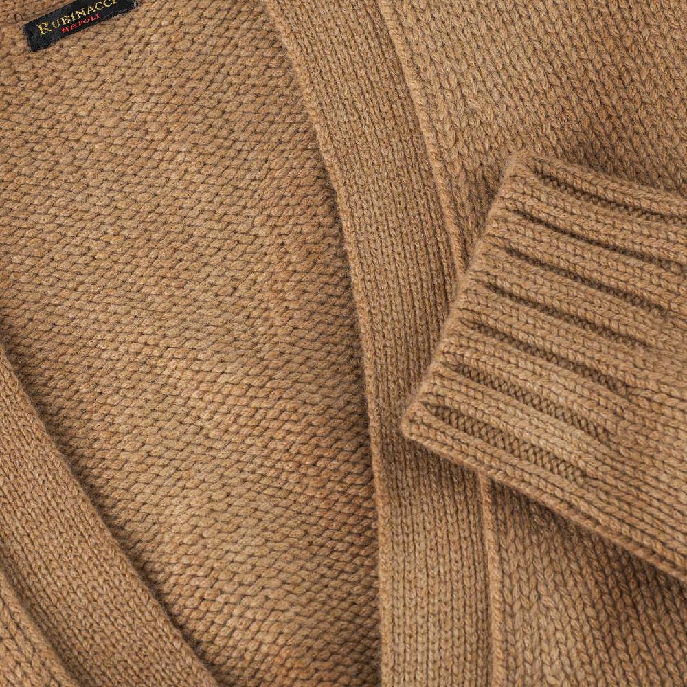 Rubinacci Cardigan cashmere rhum Shopping online