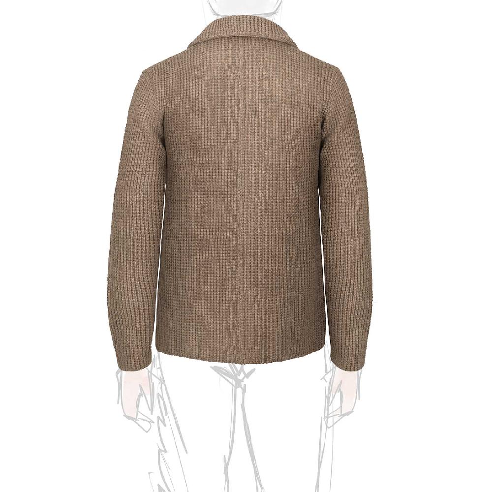 Rubinacci Cardigan cashmere nocciola Black Friday