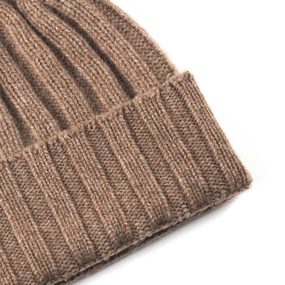 Rubinacci Cappello in cashmere nocciola Offerta natalizia
