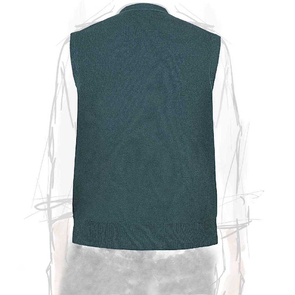 Rubinacci Gilet in cashmere verde Offerta migliore