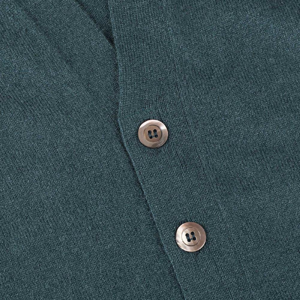 Rubinacci Gilet in cashmere verde Offerta migliore