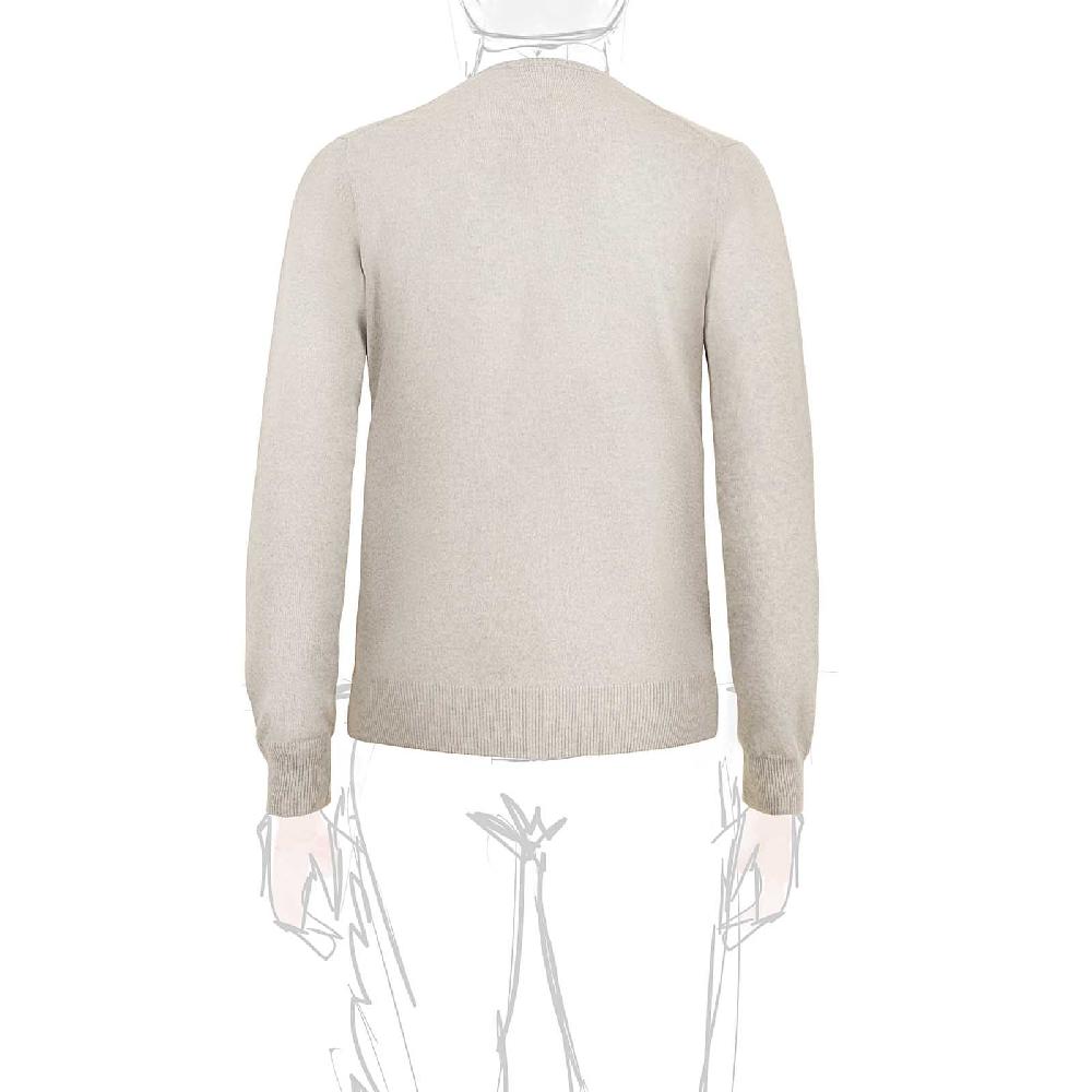 Rubinacci Girocollo in cashmere perla Latest fashion